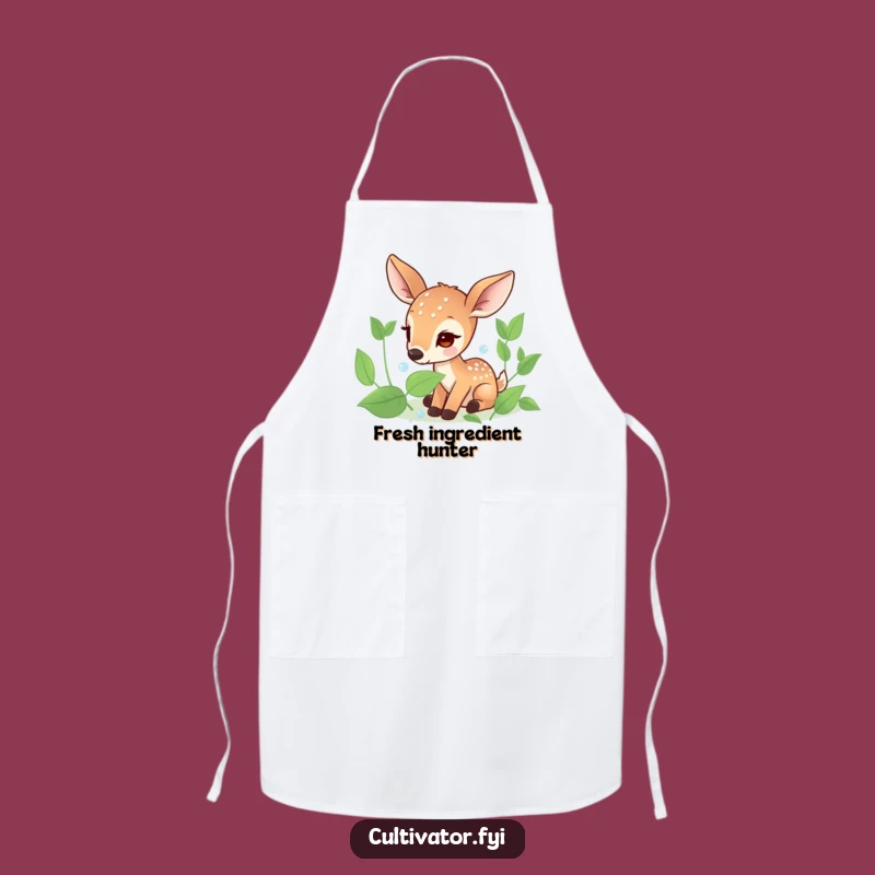 Funny Deer Dew Drop Apron - Kitchen Serenity - Ideal Funny Gift