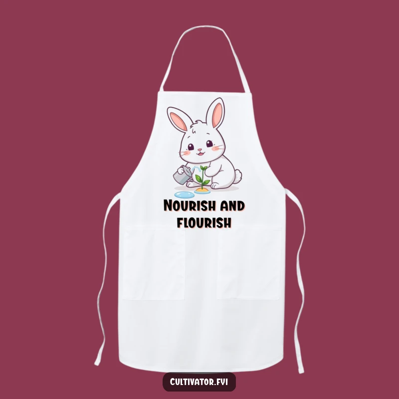 Funny Gardener Rabbit Apron: Protect Your Clothes with Nature's Humor