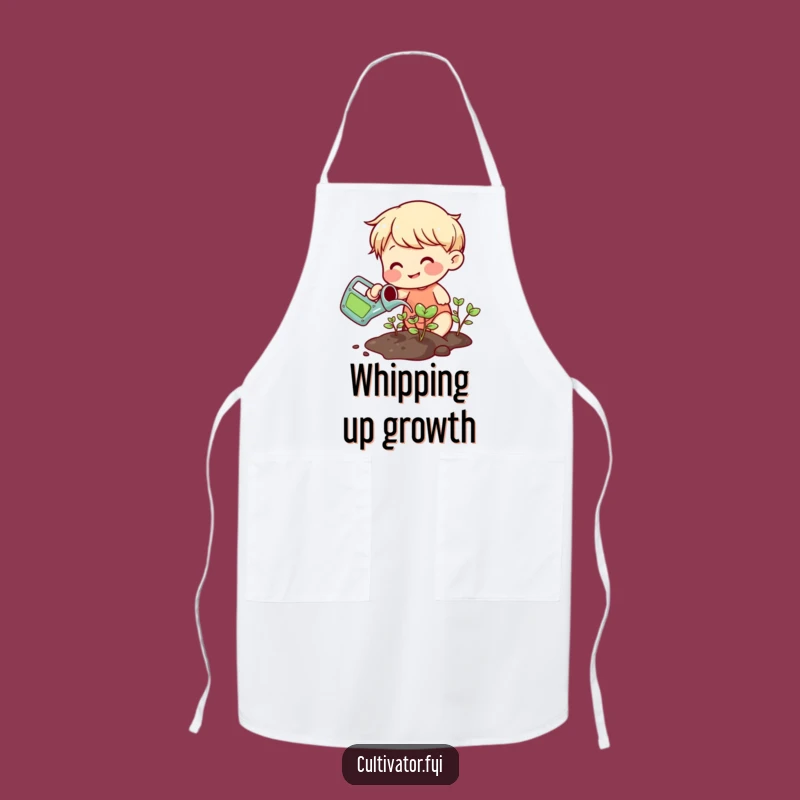Funny Watering Sprout Apron: Kitchen Garden Fun for Plant Parents