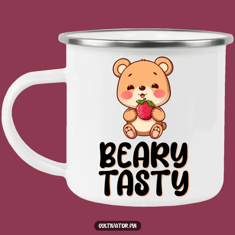Funny Bear Berry Camping Mug: Adventure Fuel for Proud Explorers