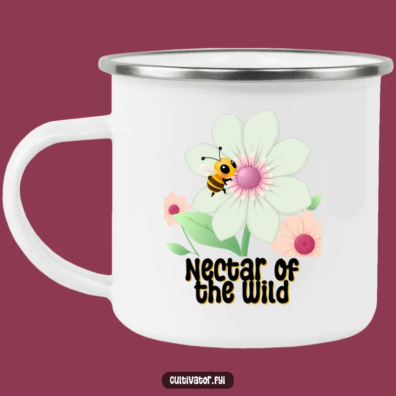 Funny Bee Camping Mug: Outdoor Buzz, Garden Fun, Perfect Funny Gift