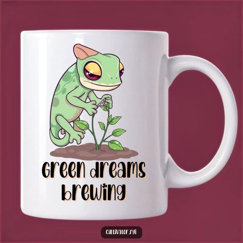 Funny Chameleon Measuring Mug: Hilarious Science Gift for Curious Minds