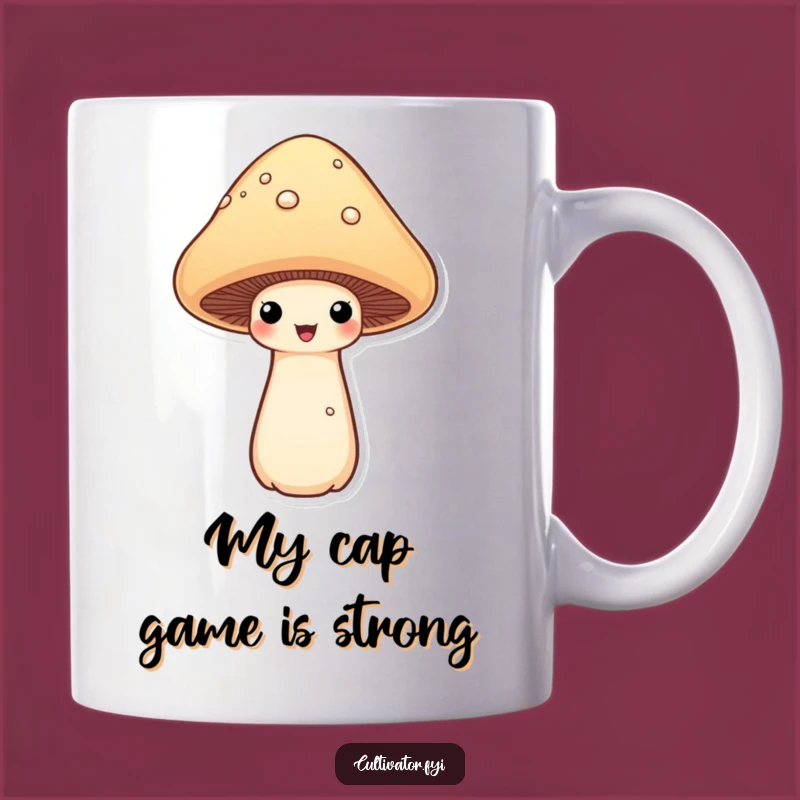 Funny Proud Mushroom Cap Mug: A Hilarious Fungi Gift for Nature Lovers