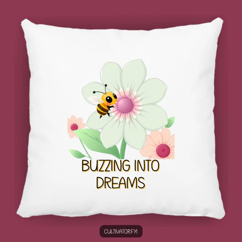 Funny Bee Pillow: Cozy Comfort, Garden Vibes, Perfect Funny Gift for Relaxation