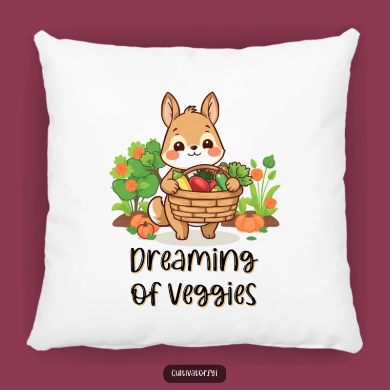 Funny Farmer Animal Pillow: Harvest Comfort - Delightful Funny Gift
