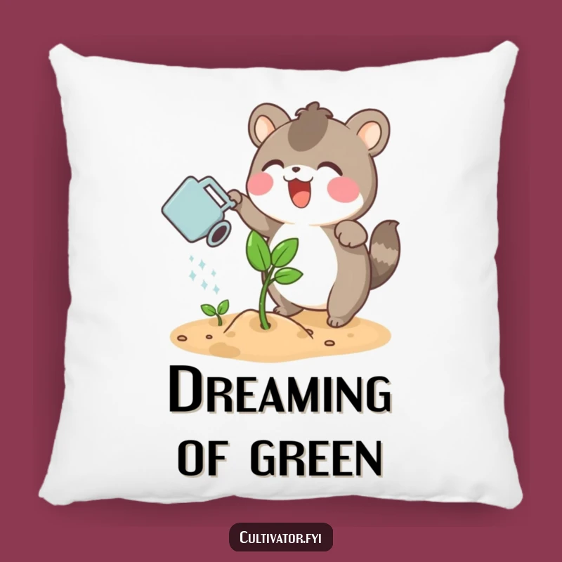 Funny Plant Parent Animal Pillow: Cozy Hydration, Delightful Funny Gift!