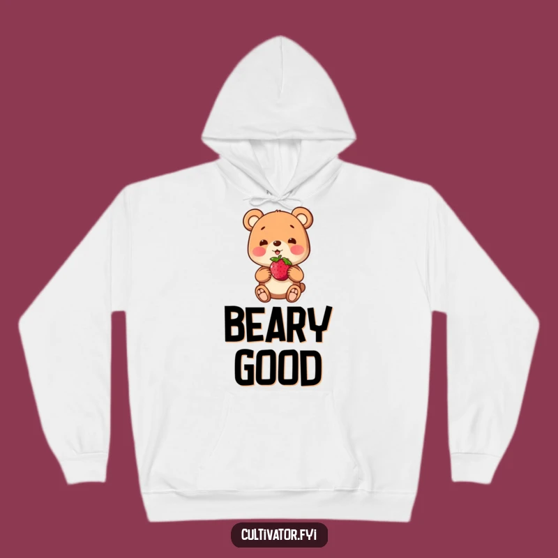Cozy Funny Bear Berry Hoodie: Warmth for Proud Collectors