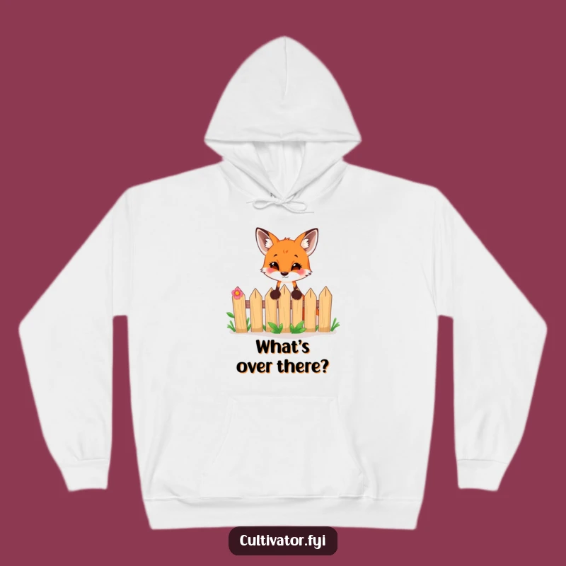 Cozy Funny Fox Garden Hoodie - Warm & Whimsical, The Ultimate Funny Gift!