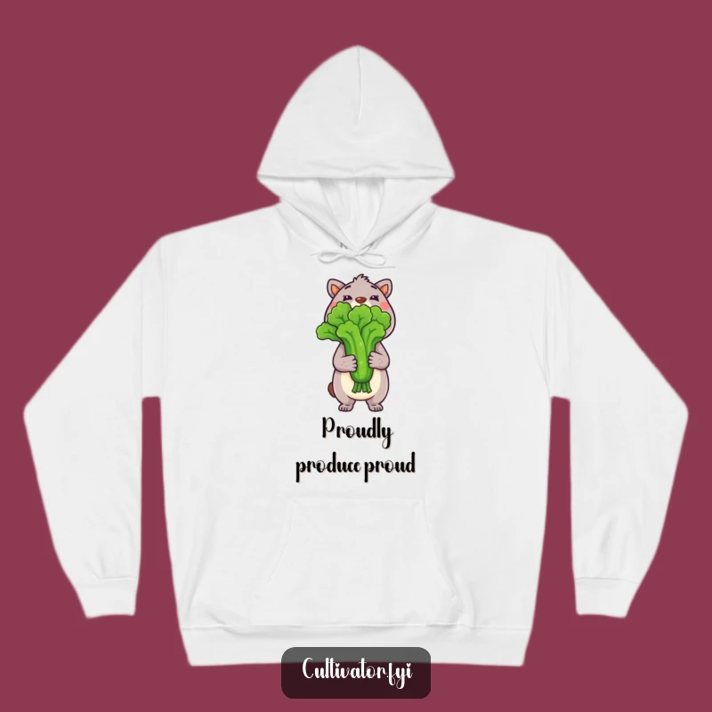 Funny Harvest Animal Hoodie: Cozy Veggie Pride, Perfect Gift