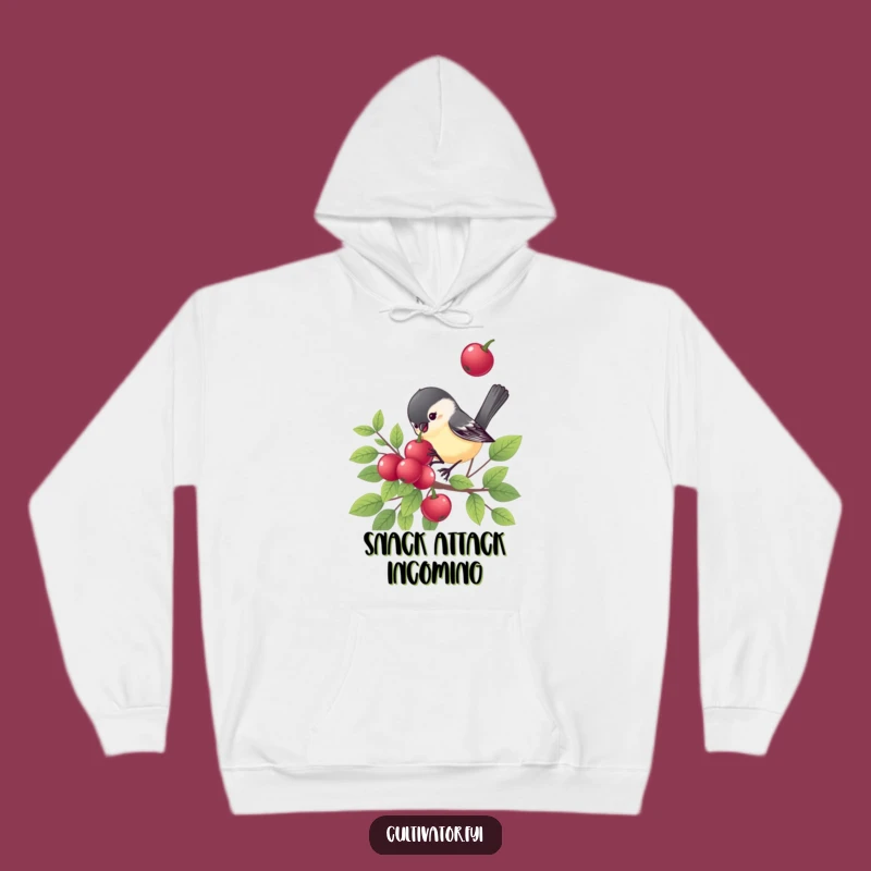 Funny Chickadee Hoodie: Cozy Bird Vibes, Cheerful Design, Ultimate Funny Gift