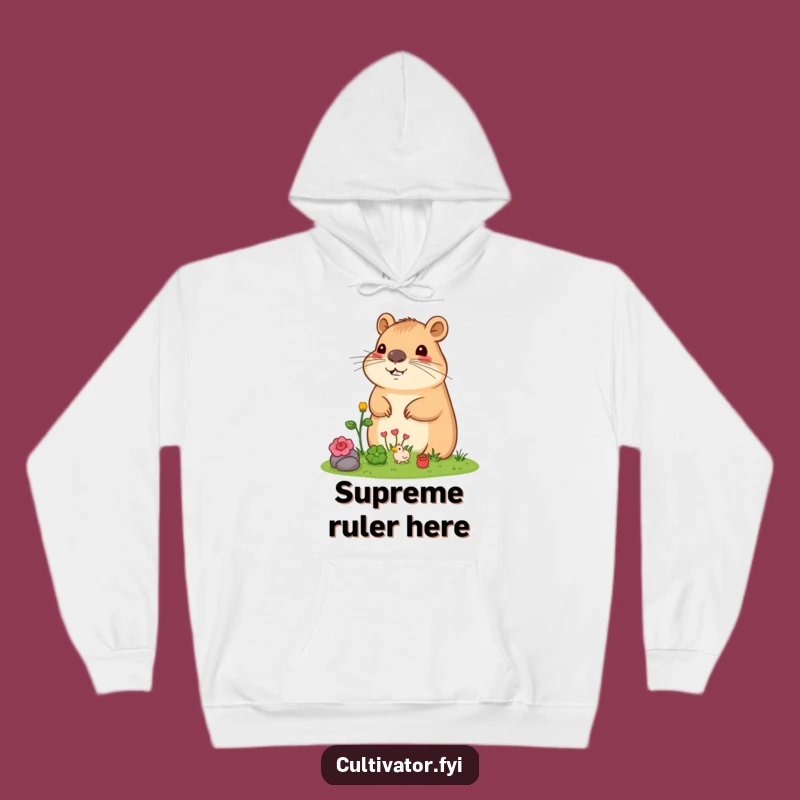 Funny Capybara Hoodie: Cozy Garden Enthusiast Sweatshirt, Perfect Warm Gift
