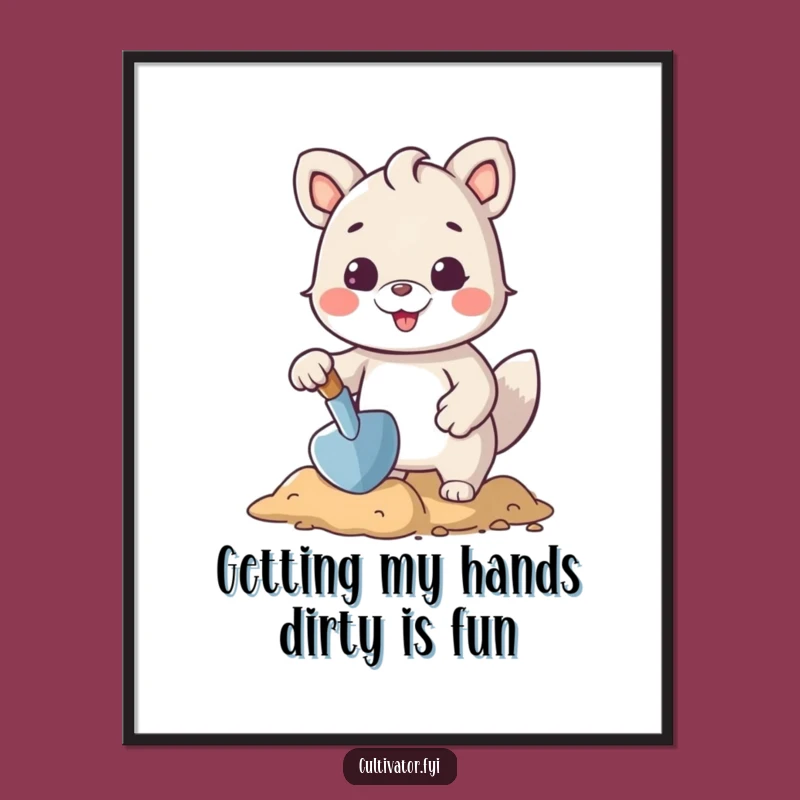 Quirky Free Printable Wall Art: Happy Animal Gardener Decor, DIY Gift