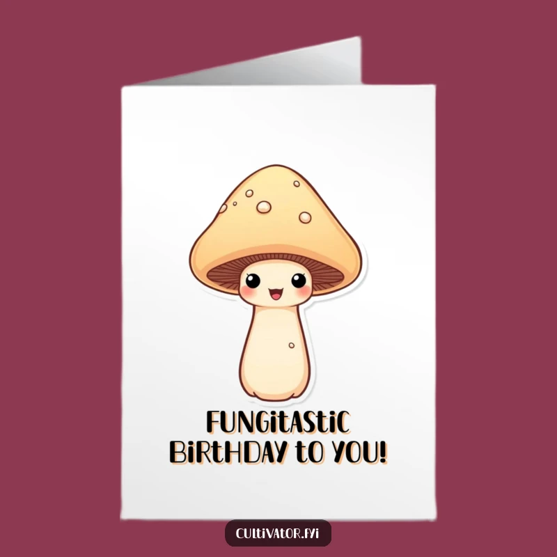 Free Printable Funny Mushroom Birthday Card - A Roaring Success Downloadable Gift