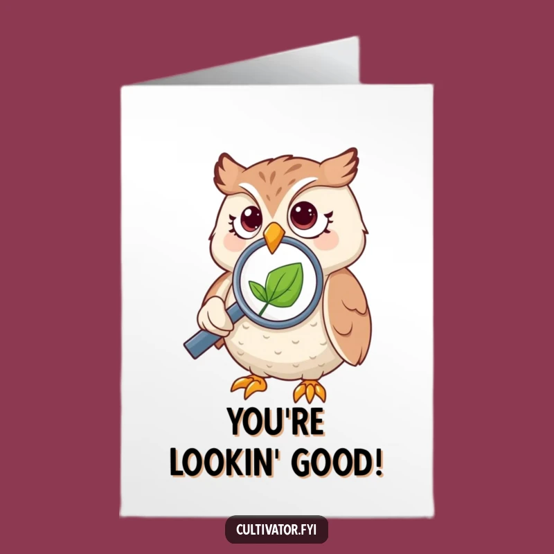 Free Printable Congrats Card: Owl's Discovery for Your Big Achievement