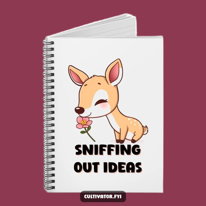 Funny Deer Notebook: Jot Down Ideas, Peaceful Moments, Great Funny Gift for Writers