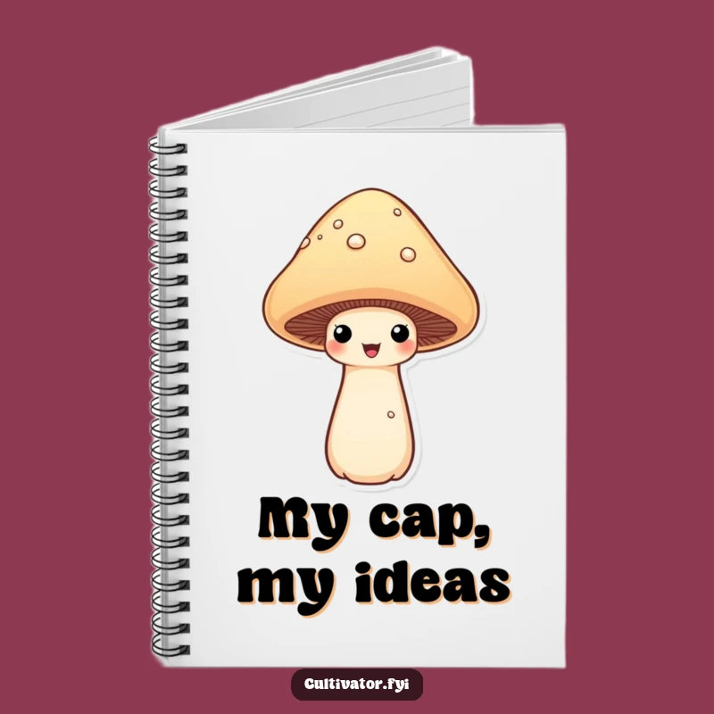 Funny Proud Mushroom Notebook: Jot Down Fungi Ideas with Humor Gift