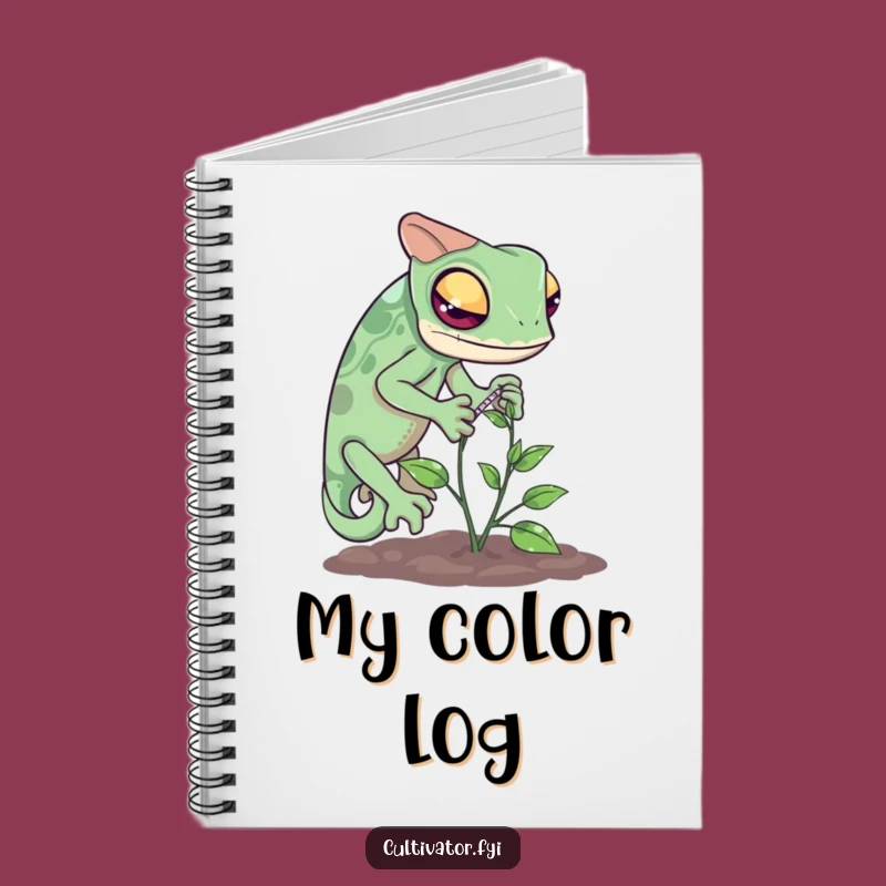 Funny Chameleon Measuring Notebook: Hilarious Journal for Curious Minds