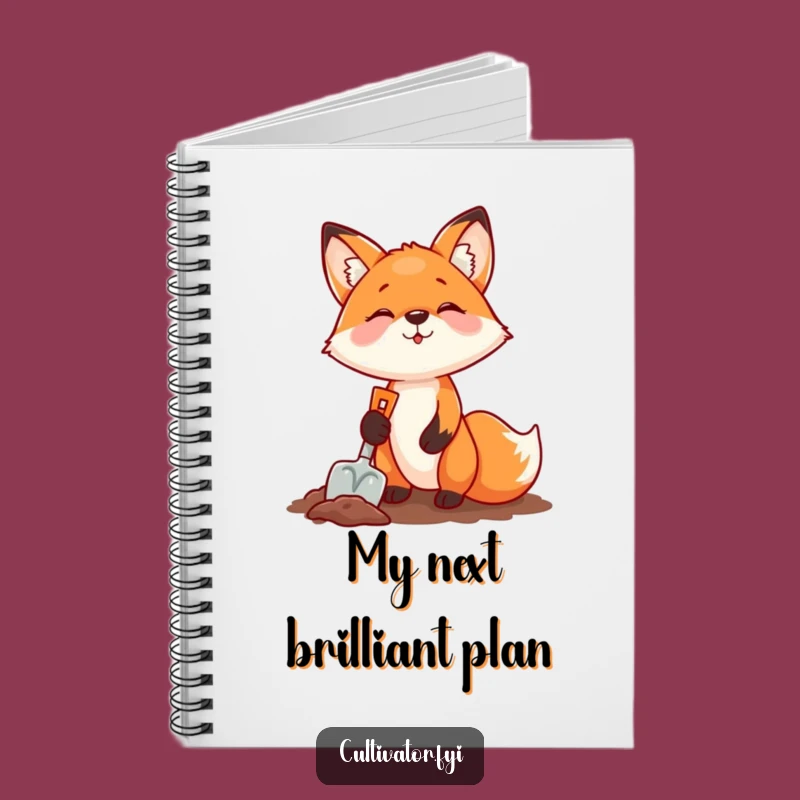 Funny Fox Digging Notebook: Journal Your Adventures with Hilarious Inspiration