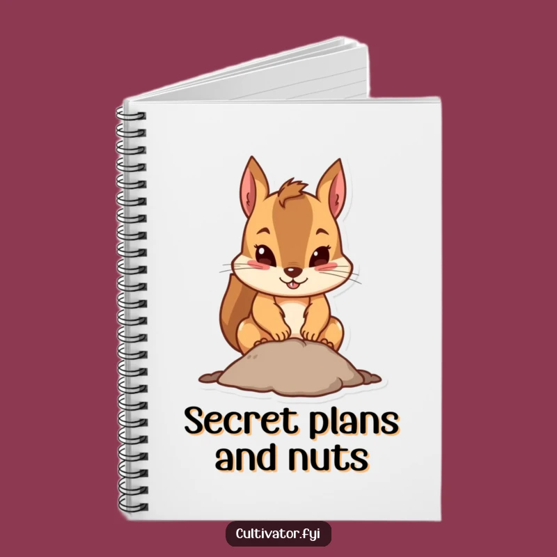 Funny Squirrel Notebook: Creative Funny Gift for the Determined Planner