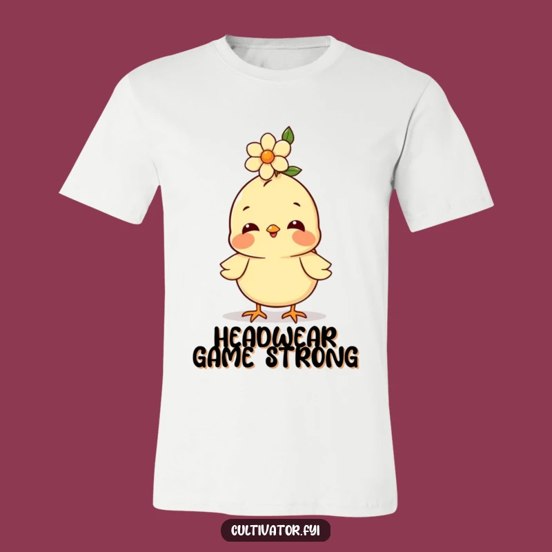 Funny Chick T-Shirt: Happy Bloom Balance, Adorable Cheerful Tee Gift